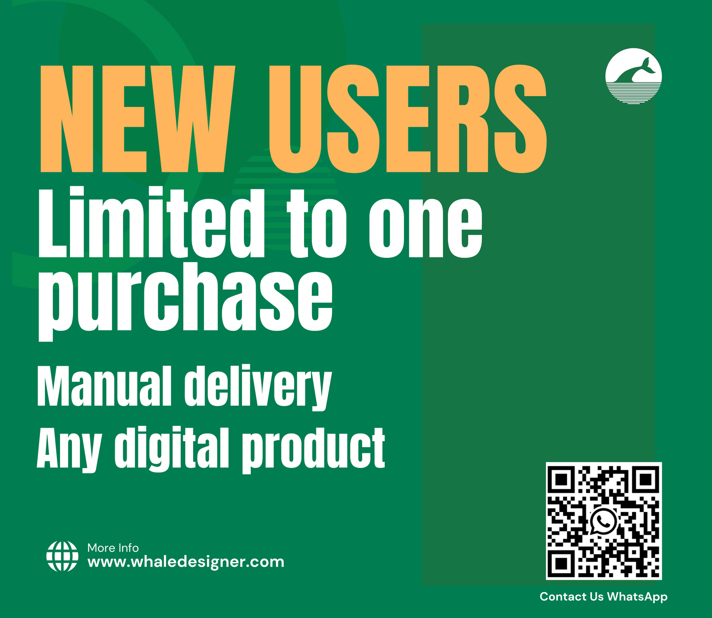 Download any digital product | New users only | Online customer support